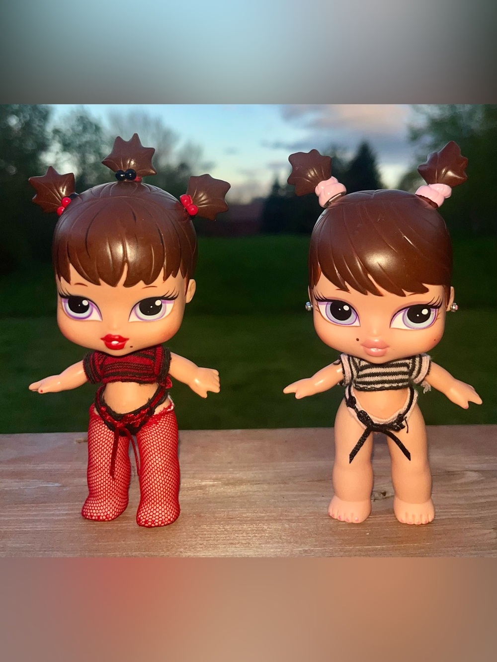 1st edition- Bratz Babyz twins Roxxi and Phoebe (2005)